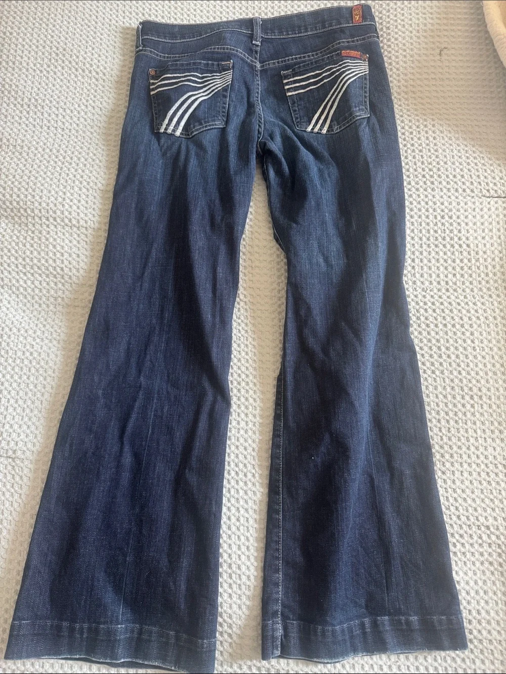 7 For All Mankind Dark Blue DOJO Jeans